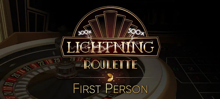 First Person Lightning Roulette online game logo by Evolution on tonybet-login.com